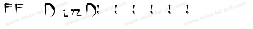 PF DinD字体转换